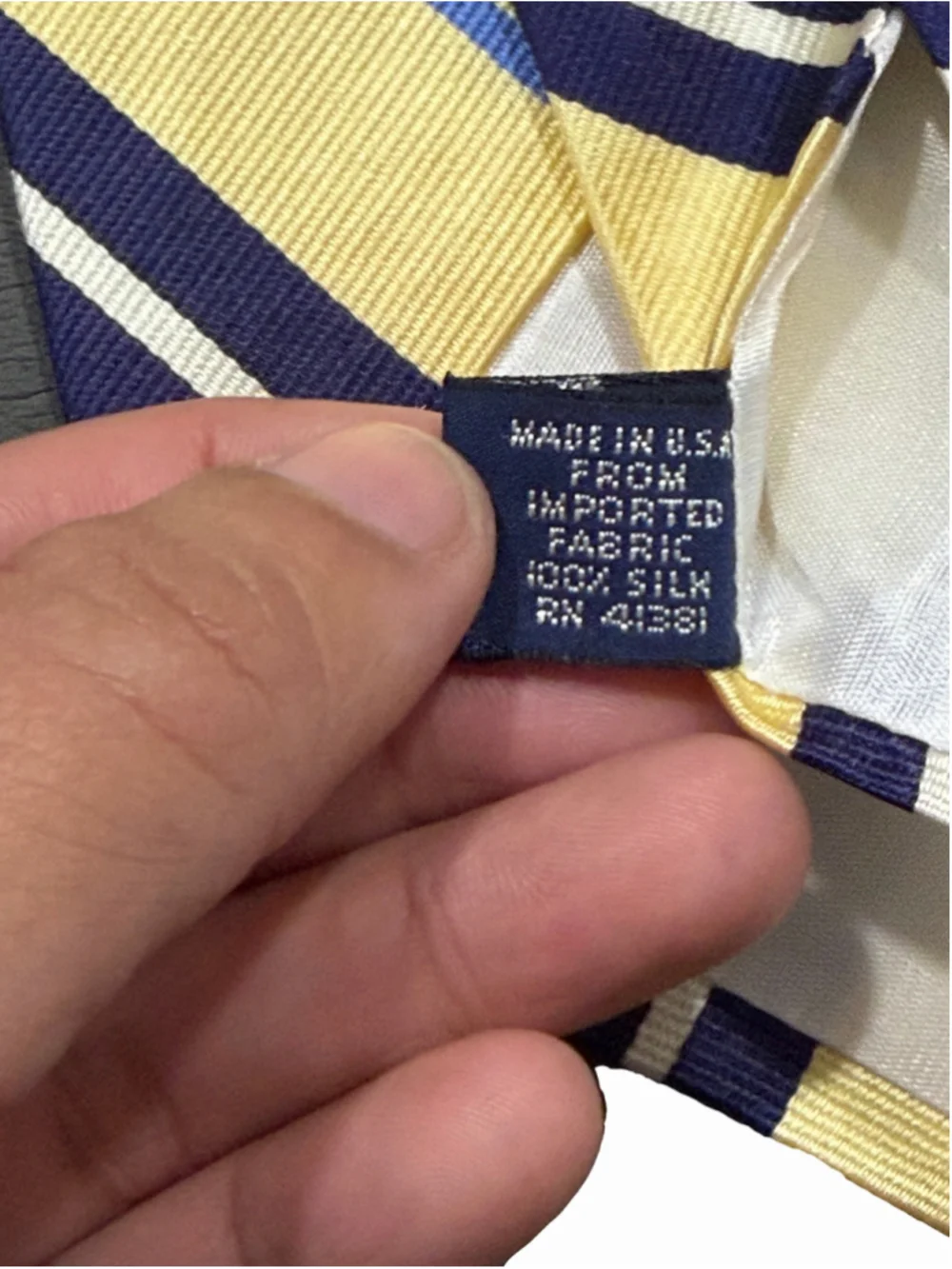 Vintage Men's Silk Tie Lot (5) - Polo Ralph Lauren, Bill Blass, Villa Bugatti